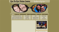 Desktop Screenshot of eyetoeyevisioncenter.com